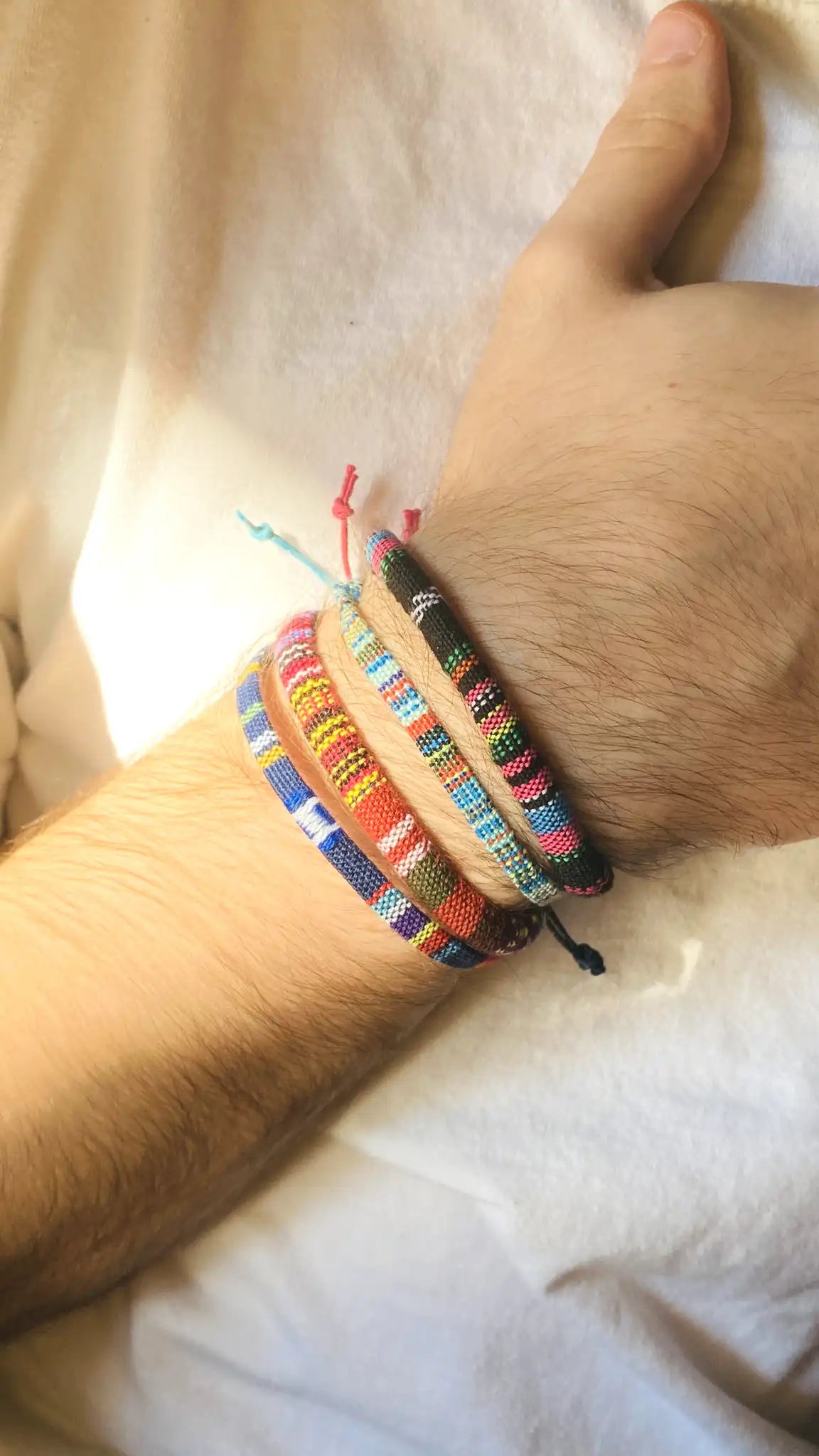 By Valenti BOHO Style Woven Bracelates Made from Natural Materials
