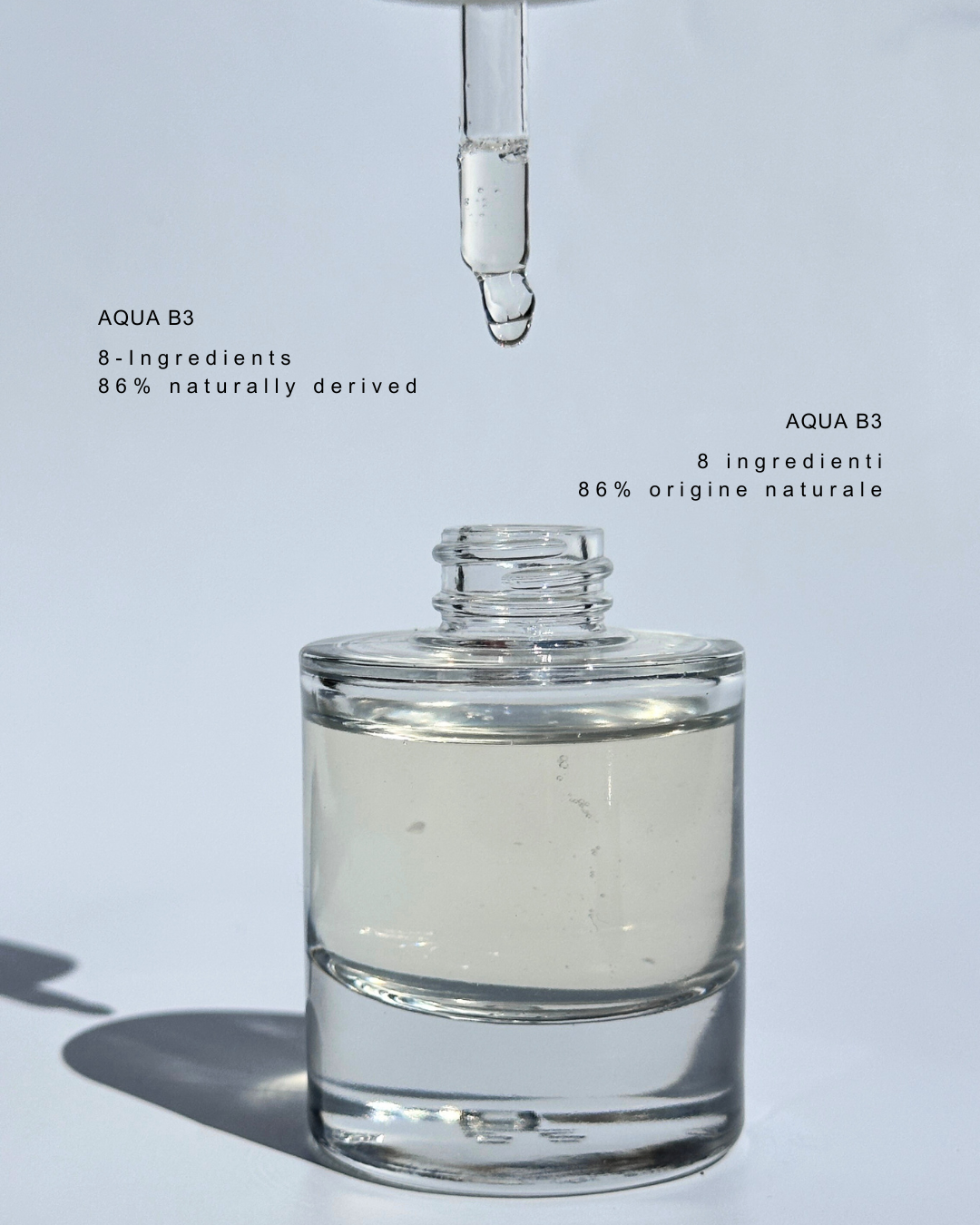 Aqua B3 10% Niacinamide Aqueous Serum + Olio di C 10% Vitamin C Lipid Serum Bundle