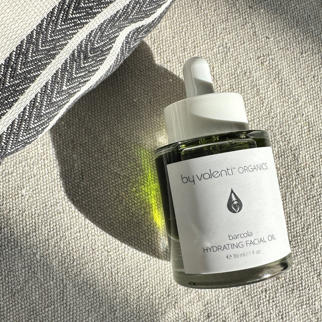 Barcola Hydrating Oil with Blue Tansy Essential Oil By Valenti Organics Natural Cruelty Free Skin Care