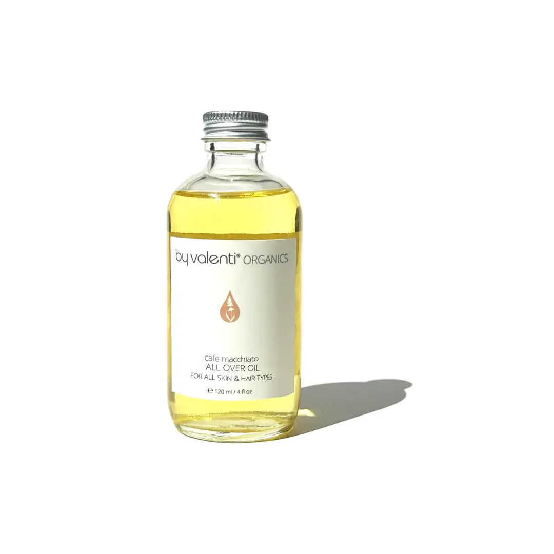 Cafe Macchiato Massage, Hair and Body Oil By Valenti Organics for Helthier Happier Skin