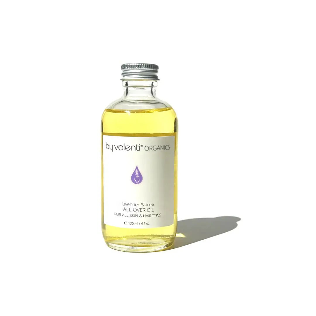 By Valenti Organics Lavender & Lime Body Oil for Healthier, Happier Skin