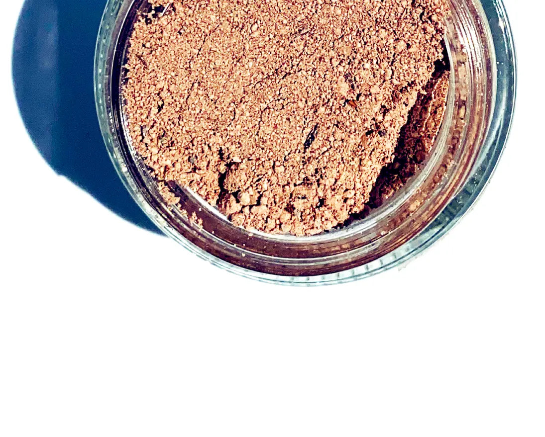 By Valenti Rooibos Facial Clay Mask in a jar on a white background