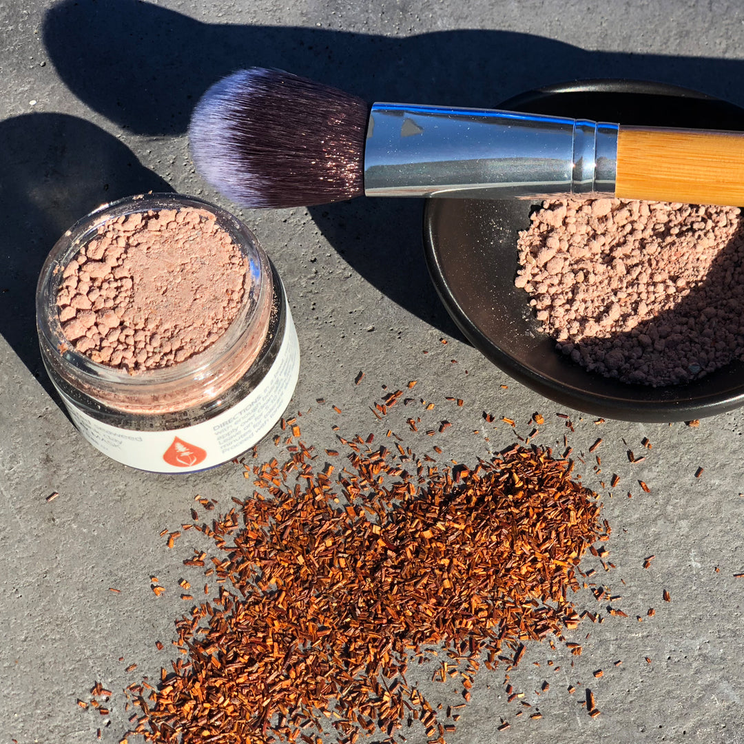 Rooibos Red Tea, Red Seaweed & Australian Pink Clay Beautifying Clay Mask By Valenti Organics Natural Skincare