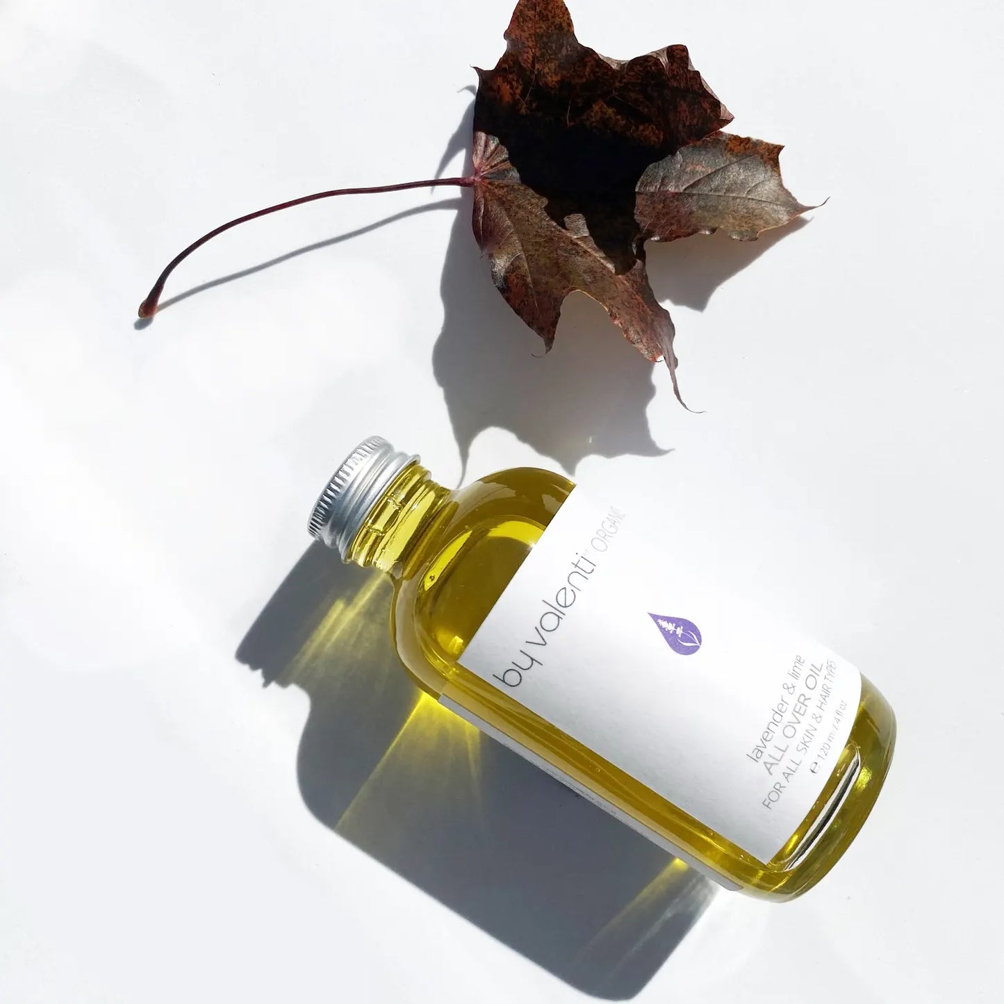 By Valenti Organics Lavender & Lime Body Oil for Healthier, Happier Skin