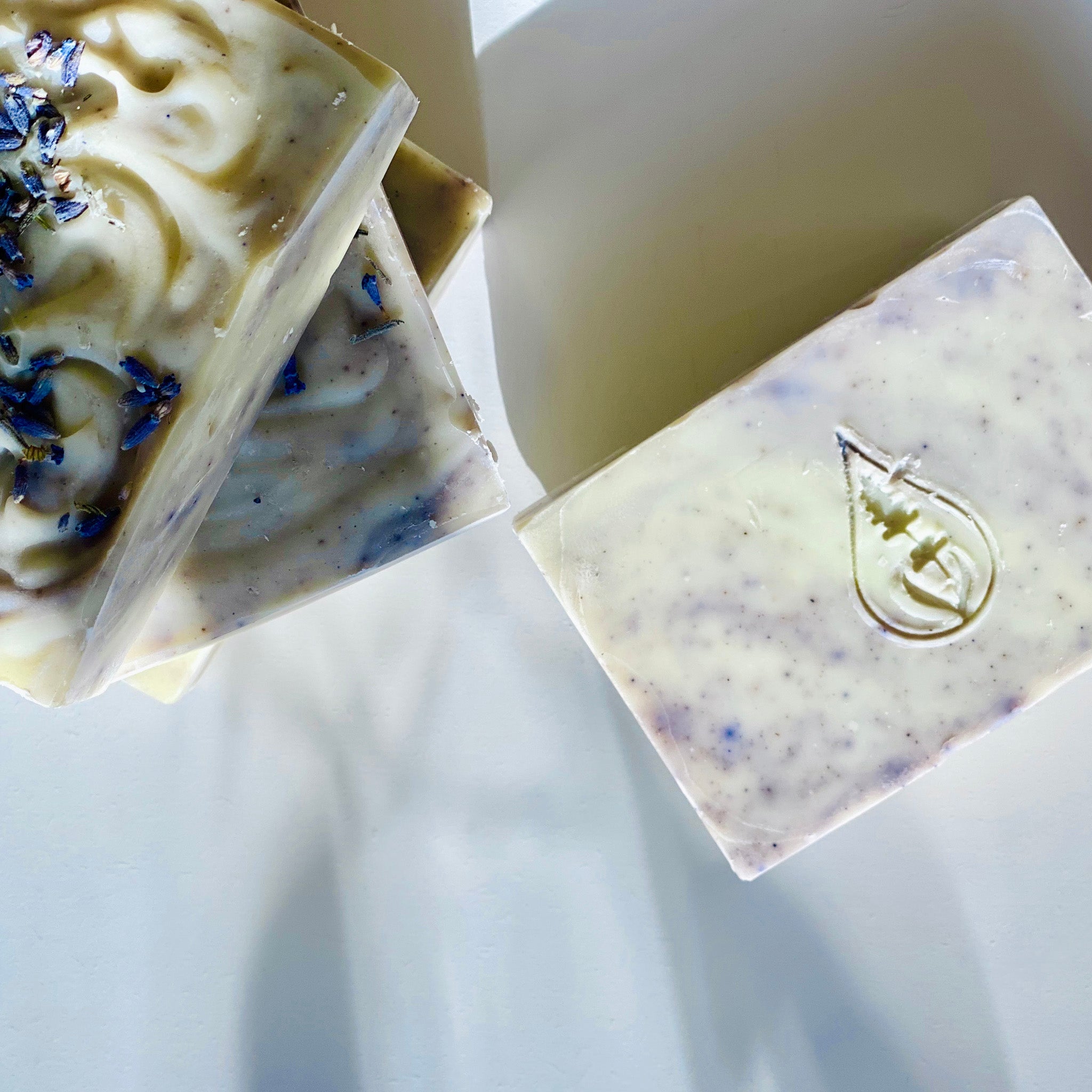 By Valenti Organics Lavender Almond Natural Soap Bar for Dermatitis
