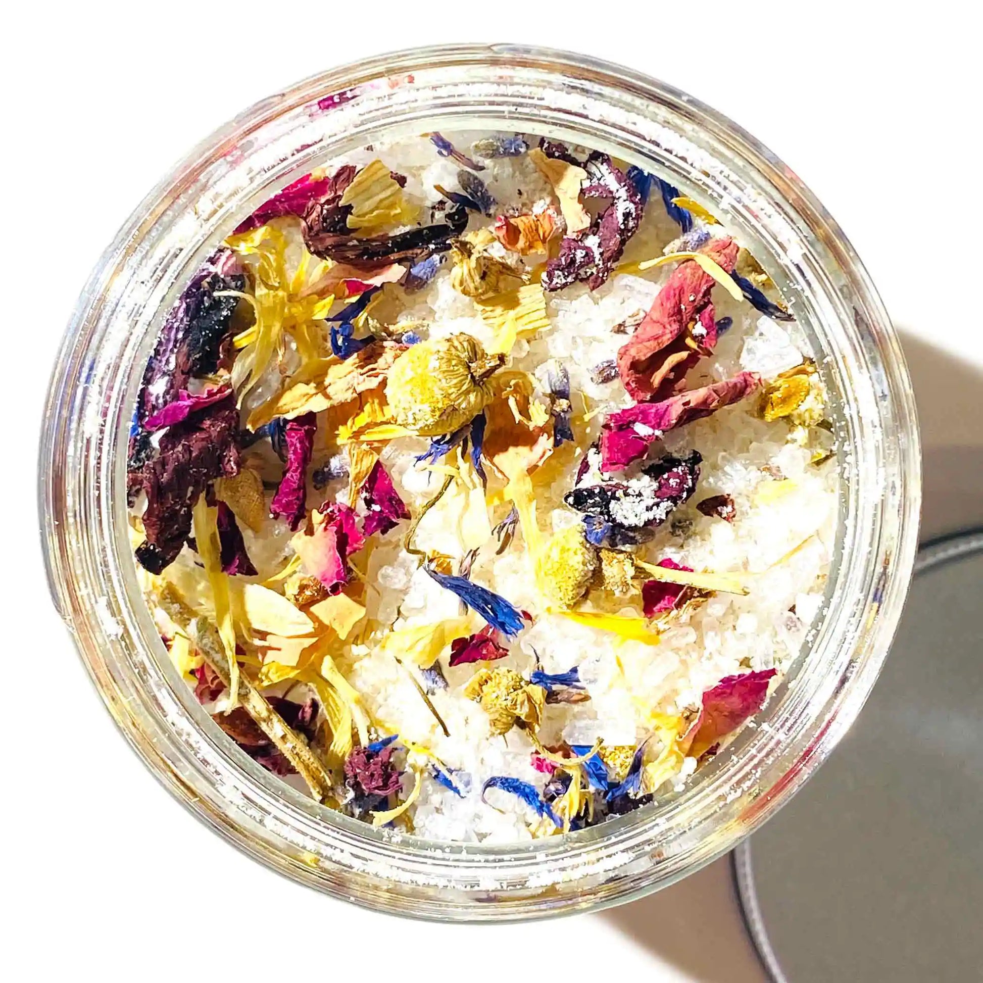 California Wildflower Meadow Milk Bath Salts for Soft Skin By Valenti Organics Natural Skin Care