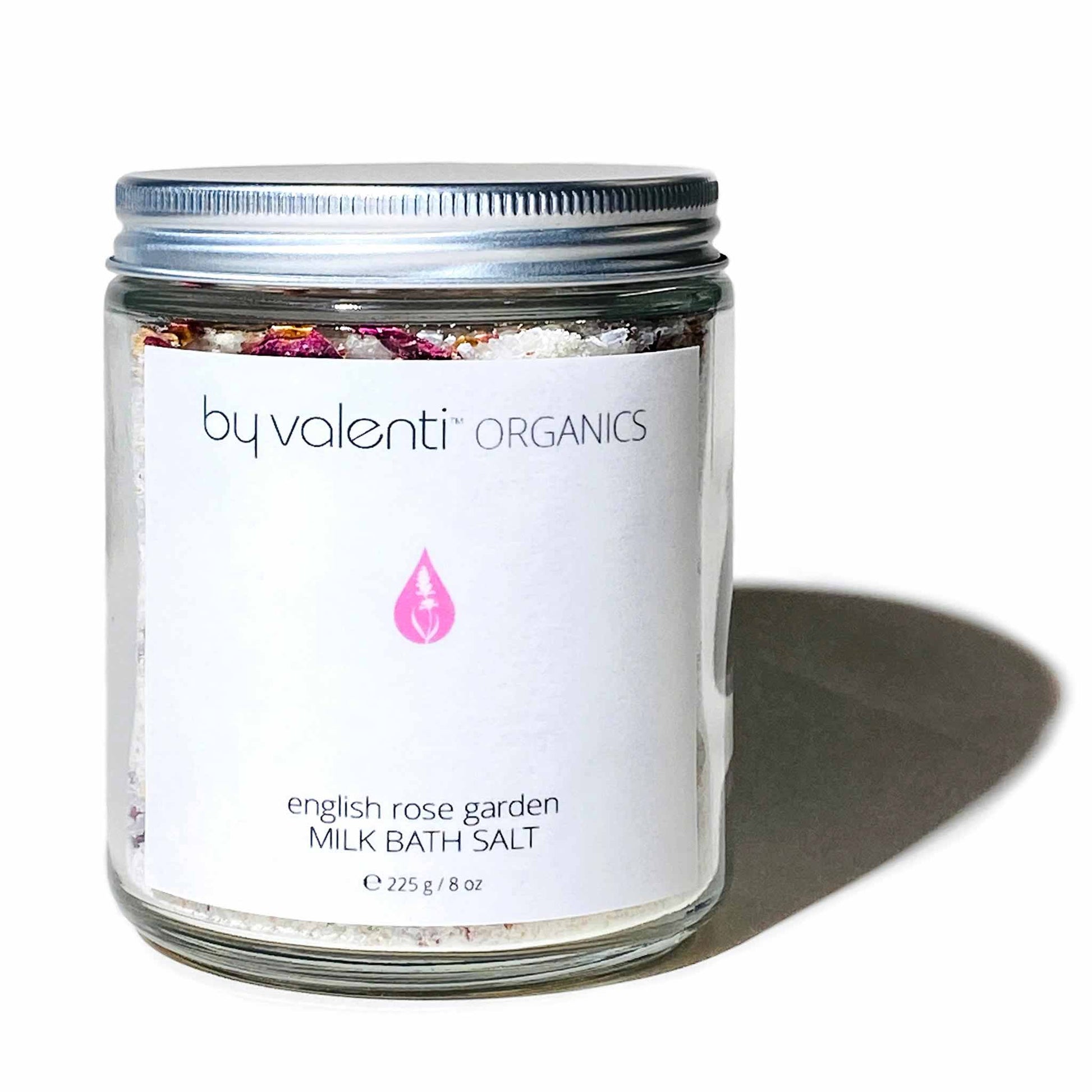 By Valenti Organics English Rose Garden Milk Bath Salts