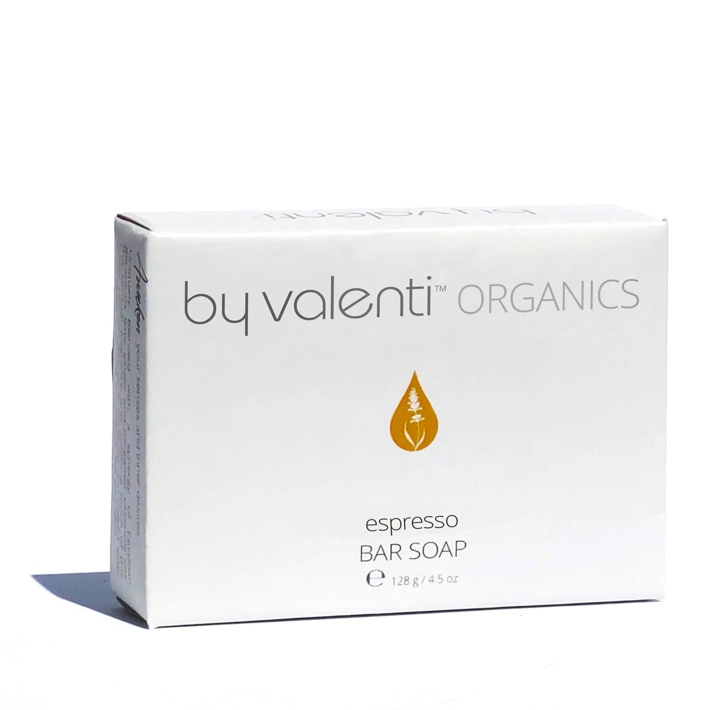 By Valenti Organics Espresso Exfoliating Bar Soap Natural Organic Soaps