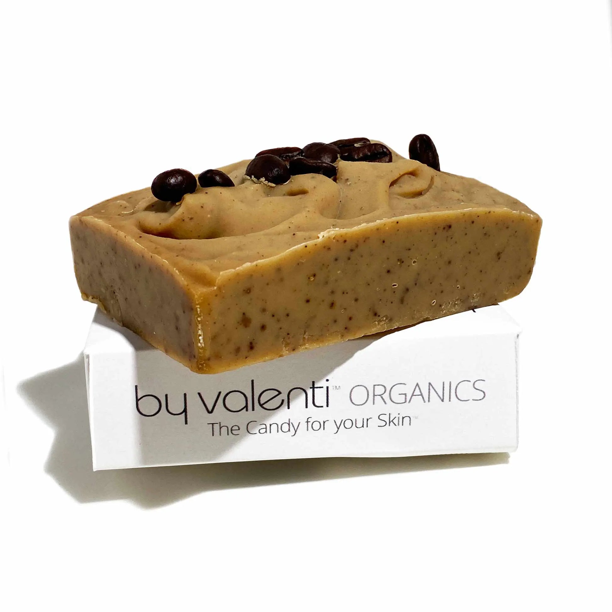 By Valenti Organics Espresso Exfoliating Bar Soap Natural Organic Soaps