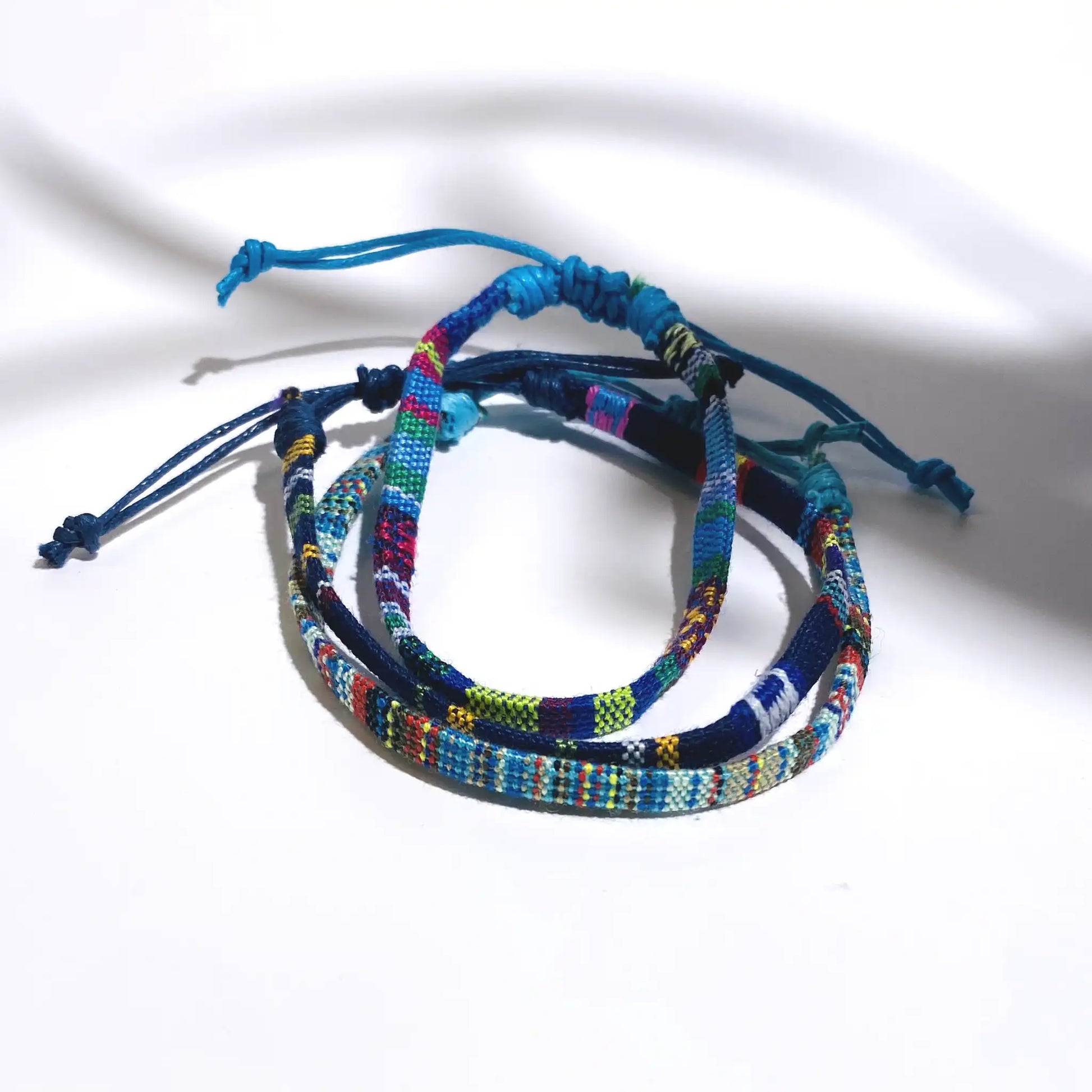 By Valenti® Adjustable Flat Woven Boho Rope Bracelets