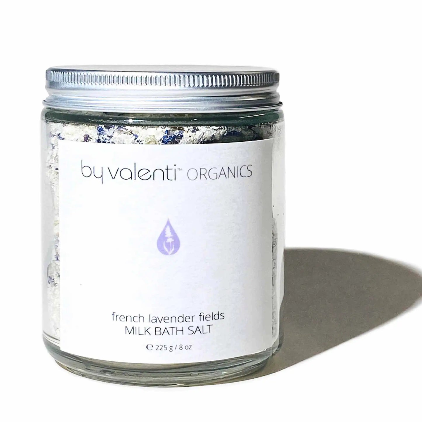 French Lavender Relaxing Milk Bath Salts By Valenti Organics Cruelty Free Skincare